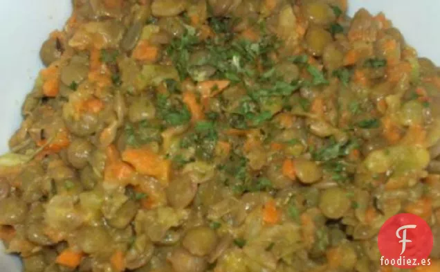 Ensalada de Lentejas Crujiente