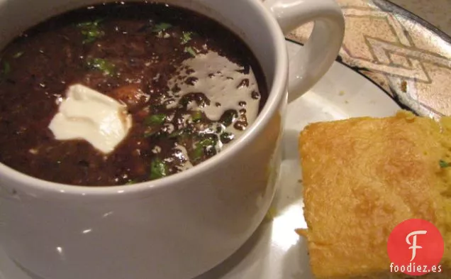 Sopa de Frijoles Negros