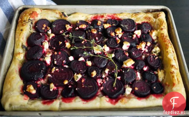 Tarta De Remolacha Y Queso Feta