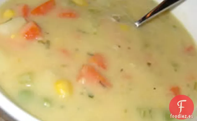 Sopa de Patatas y Verduras de Ian