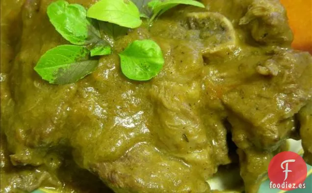 Chuletas De Cordero Con Salsa De Verduras