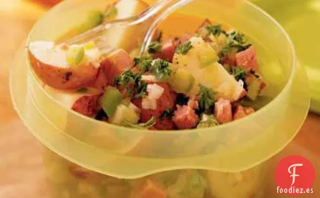 Ensalada de Patata al Estilo Alemán con Jamón
