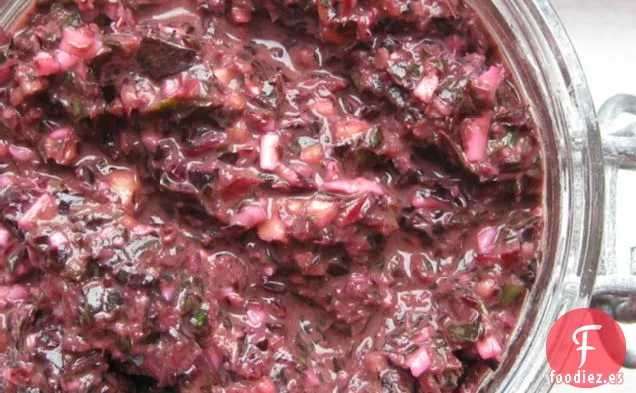 Pesto de Hoja de Remolacha