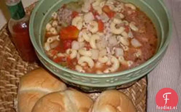 Sopa de Hamburguesa IV