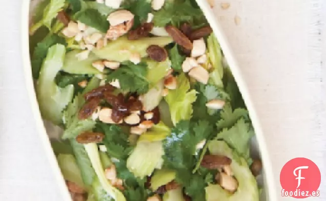 Ensalada de Cilantro, Apio y Almendras