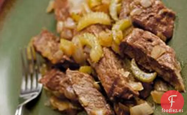 Sartén de Carne de Res y Apio