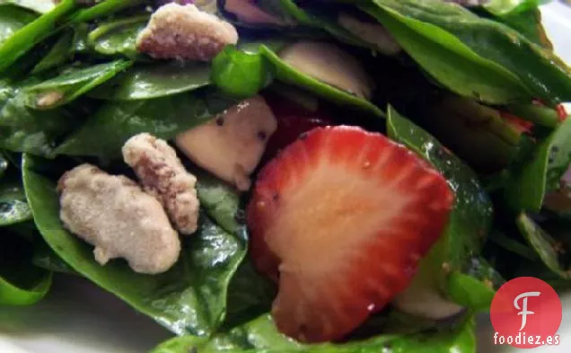 Ensalada De Espinacas Con Fresas