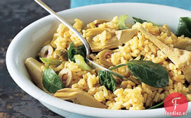 Ensalada de Alcachofas y Arroz