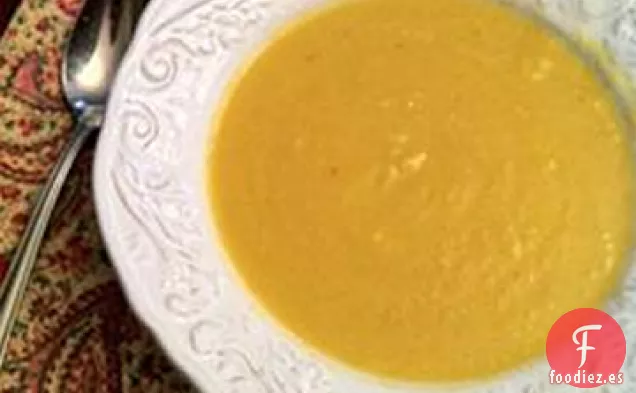 Sopa de Calabaza y Nabo