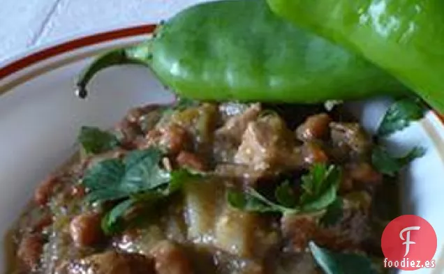 Guiso de Chile Verde con Cerdo