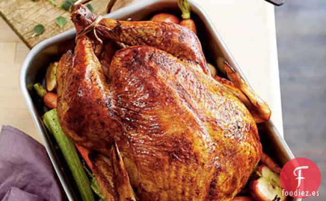 Pavo con salsa de Manzana y Bourbon