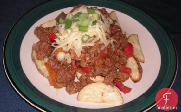 Rodajas De Patata Con Cobertura De Joe Descuidado