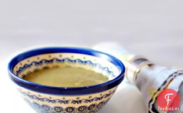 Sopa Verde Con Jengibre