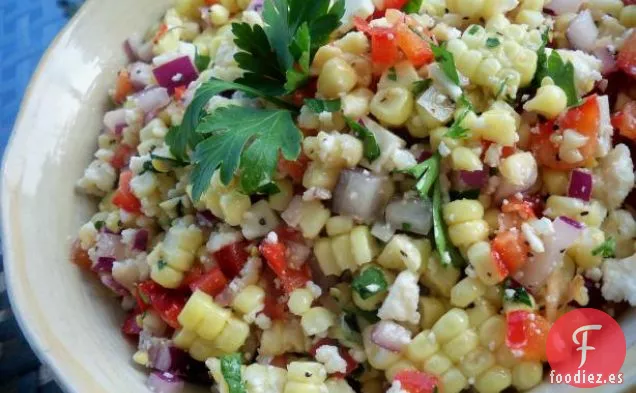 Ensalada de Chayote, Maíz y Tomate