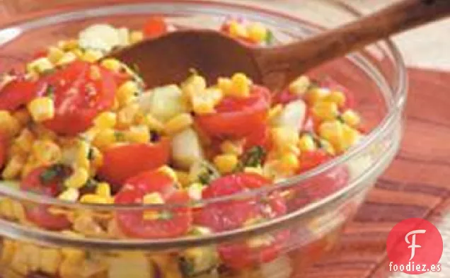 Ensalada de Maíz con Tomate Cherry