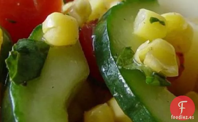 Ensalada de Maíz con Tomate Cherry