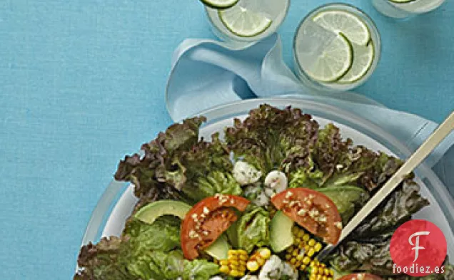 Ensalada de Seviche de Vieira al Estilo Suroeste