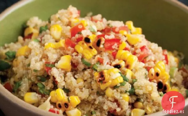 Cocina el Libro: Ensalada de Maíz y Quinua a la Parrilla