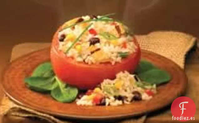 Frijoles Confeti y Arroz con Pollo