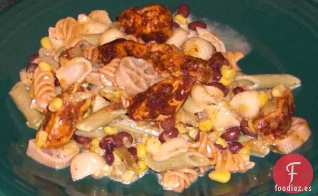 Ensalada de Frijoles Negros y Maíz