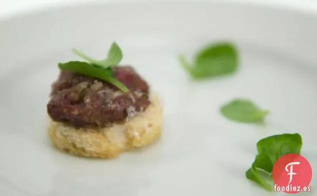 Tartar de Hamburguesa con Queso