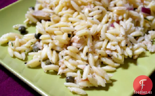 Ensalada de Orzo con barbacoa