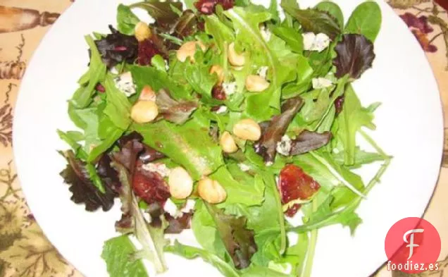 Ensalada de Espinacas, Naranja Sanguina y Nueces de Macadamia
