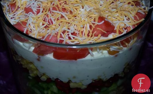 Ensalada De Orzo Con Maíz, Tomates Y Albahaca