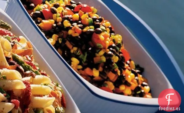 Ensalada de Maíz y Frijoles Negros