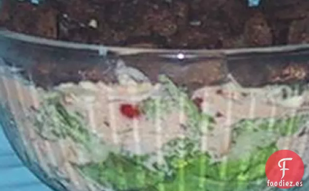 Ensalada Reuben en Capas
