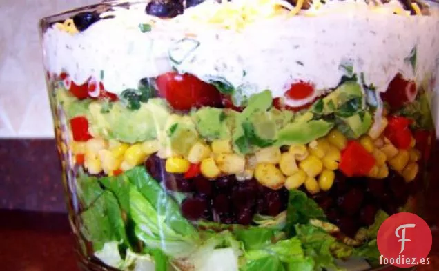 Ensalada Tex Mex de 7 Capas