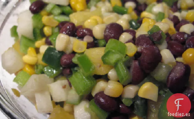 Ensalada de Jícama de Frijoles Negros