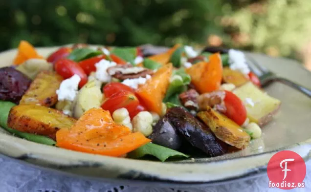 Ensalada De Verduras Con Remolacha Y Queso De Cabra