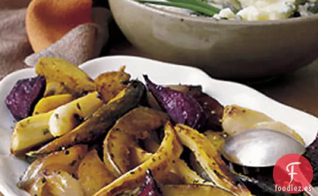 Puré de Patatas con Berros y Cebollas Verdes