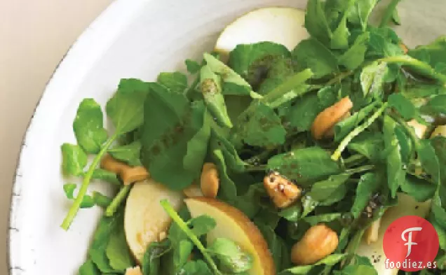 Ensalada de Berros, Peras y Anacardos