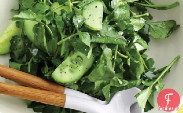 Ensalada de Berros y Pepinos