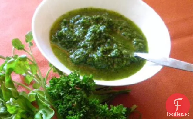 Berros Sin Nueces ni Queso, Pesto