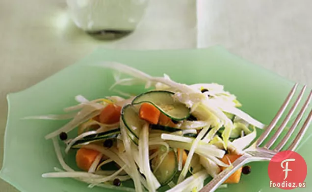 Ensalada de Papaya, Escarola y Carne de Cangrejo