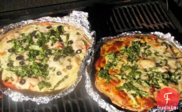 Pizza Siciliana a la Parrilla