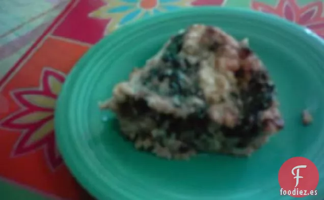 quiche de carne de cangrejo sin corteza