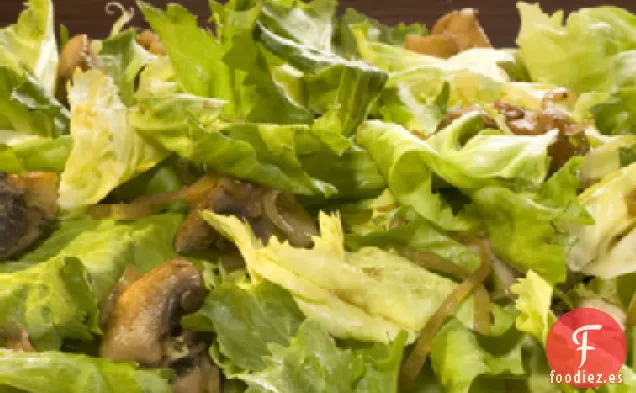 Ensalada Tibia de Escarola y Champiñones