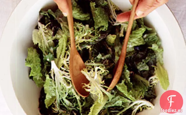 Lechugas Mixtas con Vinagreta Cremosa