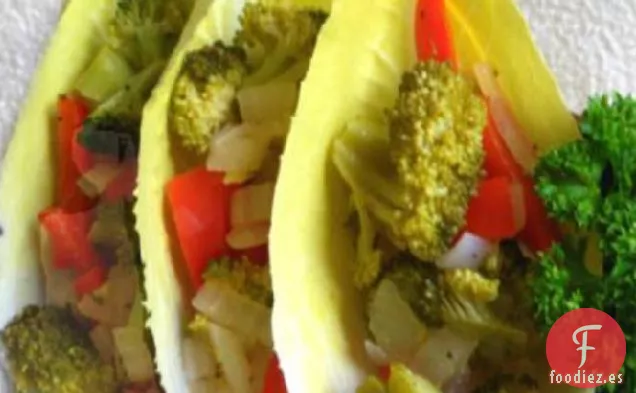 Barcos de Brócoli y Escarola