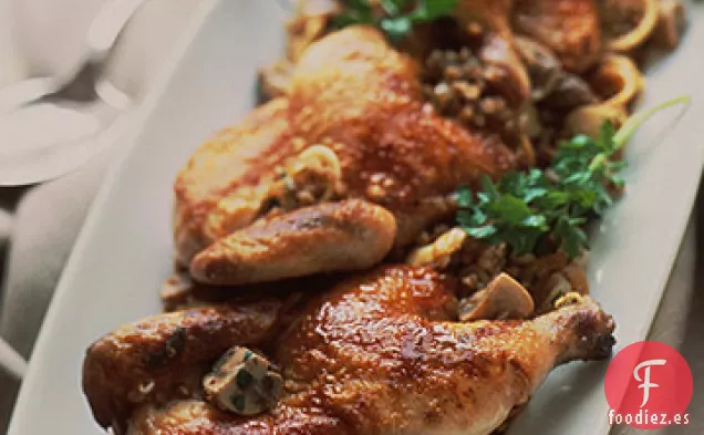 Gallinas de Cornualles con Kasha Pilaf