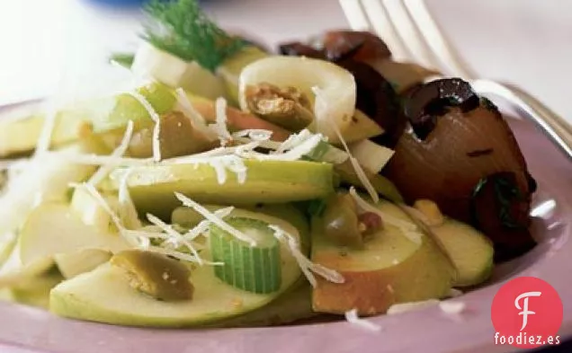 Ensalada de Hinojo con Vinagreta de Oliva Verde