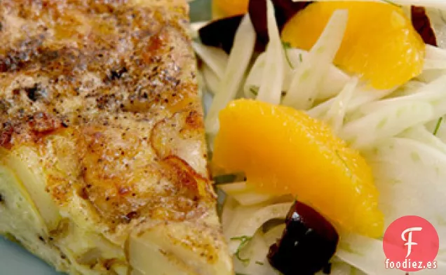 Ensalada de Hinojo, Naranja y Oliva