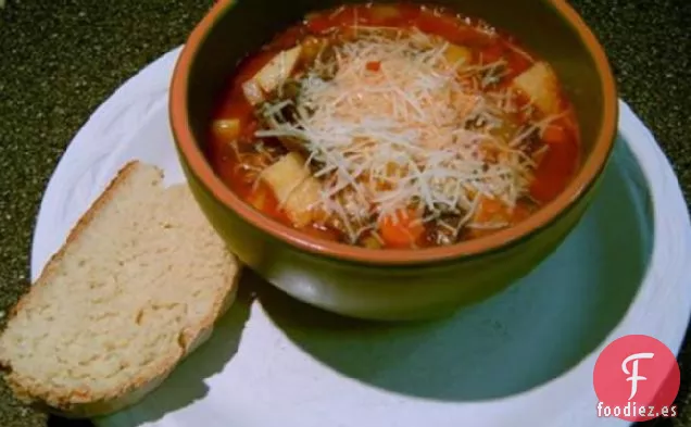 Sopa Vegetariana de Lentejas de Invierno