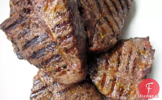 Cena Dominical: Chuletas de Cordero Untadas con Ras El Hanout