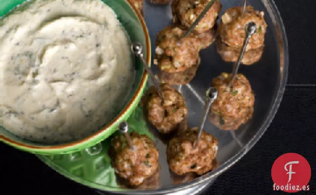 Albóndigas de Cordero con Yogur de Limón y Comino