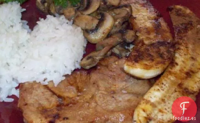 Chuletas De Cordero Con Plátanos Endiablados